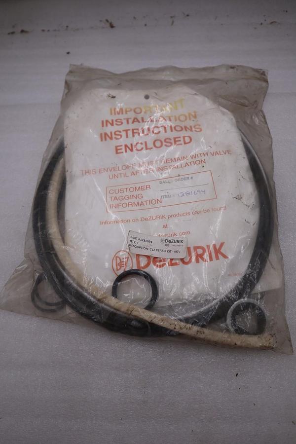 DEZURIK C12 REPAIR KIT 1281694 STOCK #152A