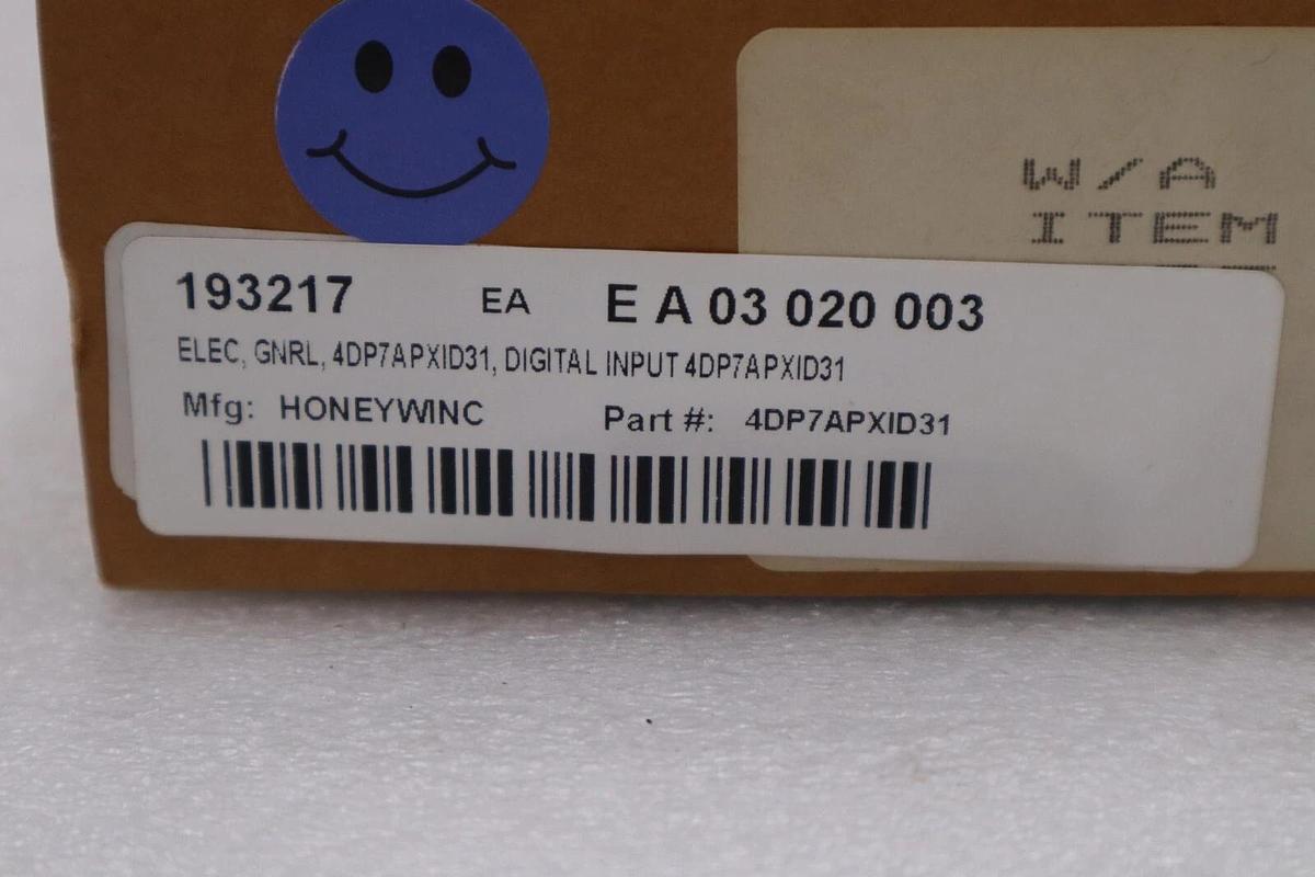 Used NEW Honeywell 4DP7APXID-311(G)/ 51301582 REV C  Digital Input Module STOCK G601