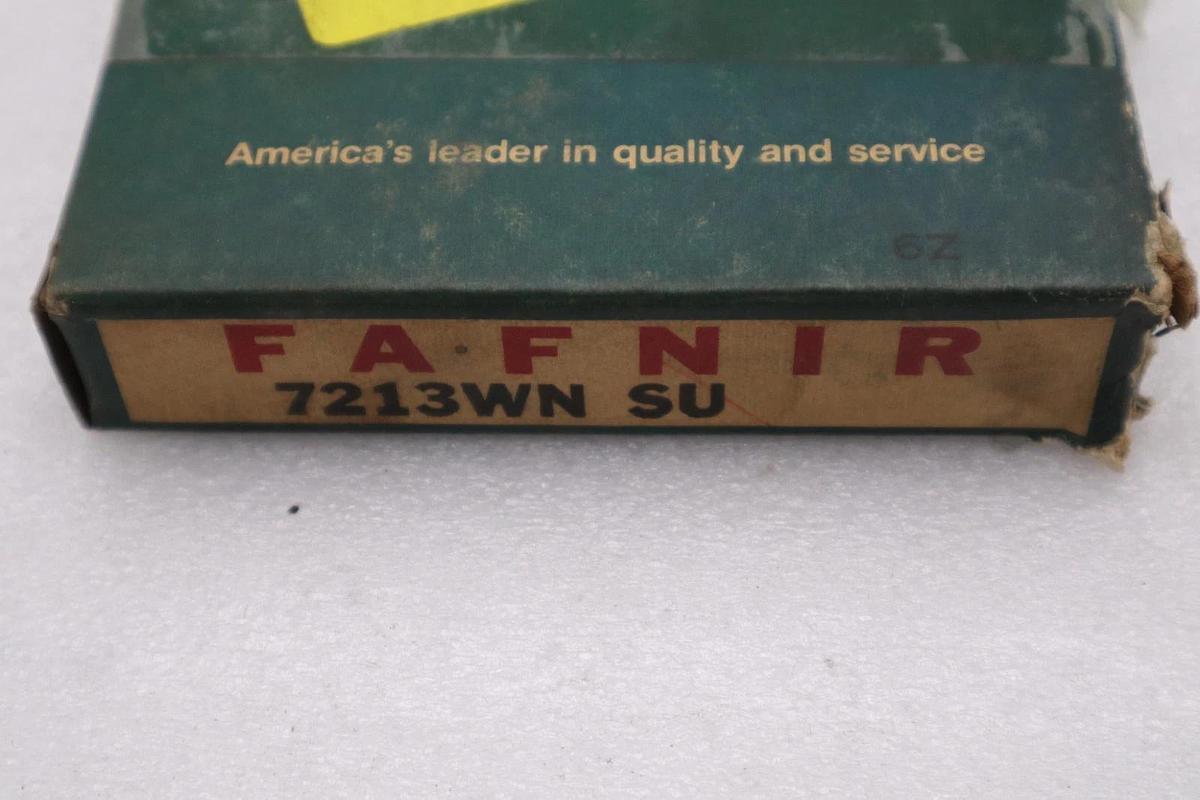 NEW Fafnir 7213WN SU Angular Contact Bearing STK L238CC