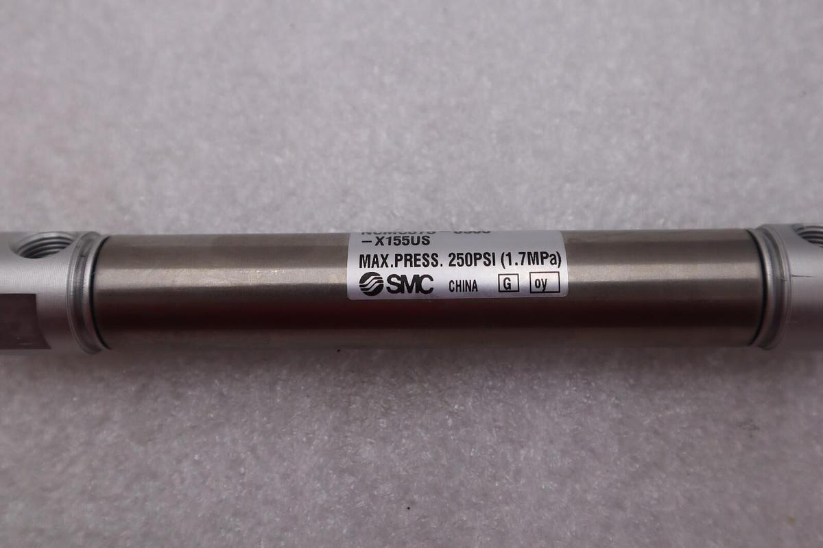 Used SMC NCMC075-0300-X155US  Air Cylinder Pneumatic #1404-A