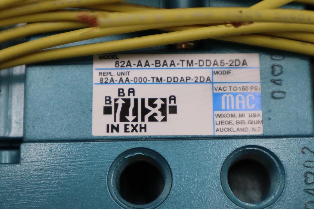 Used NEW MAC VALVES 82A-AA-BAA-TM-DDA5-2DA SOLENOID VALVE 82 SERIES 4-WAY STK H803A