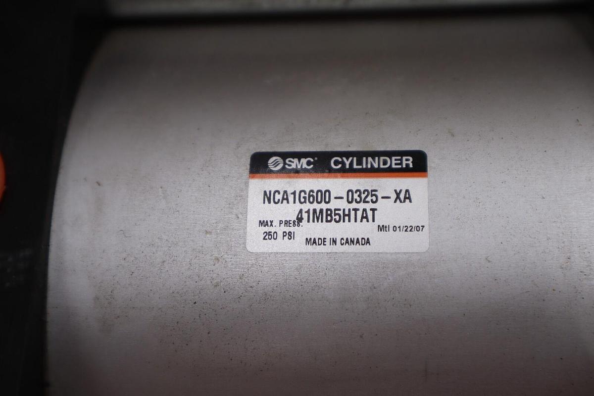Used SMC CYLINDER NCSD1G600-0325-XA #1717-A