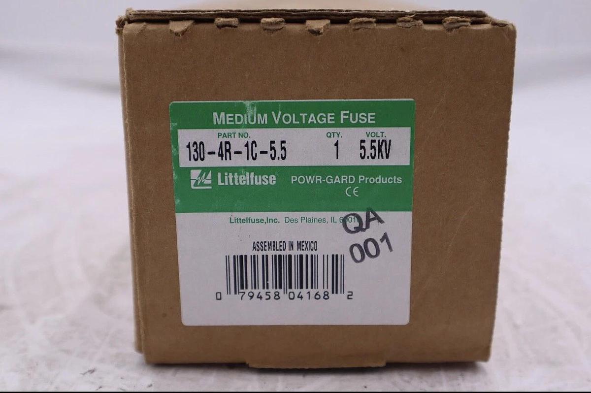 LITTELFUSE POWER-GARD 5.5KV FUSE 130-4R-1C-5.5W NEW IN BOX STOCK L-161