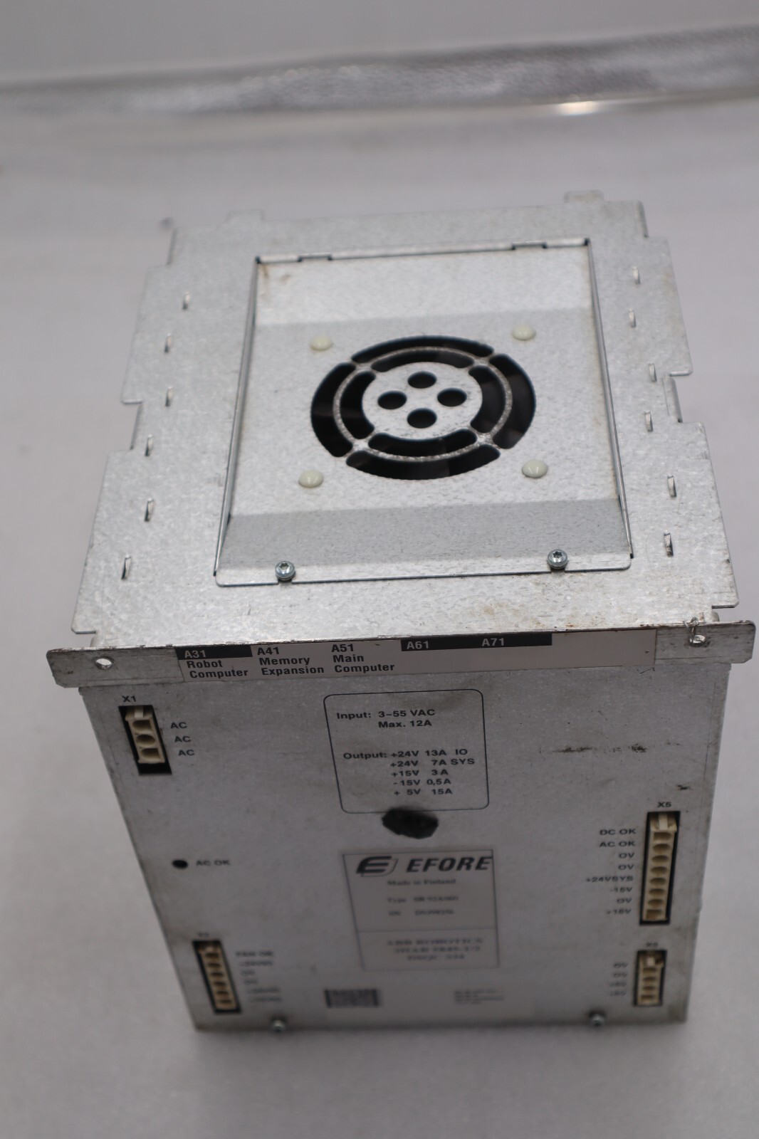Used Efore ABB SR92A060 Power Supply Module 3HAB 5845-1/2 STOCK 3190