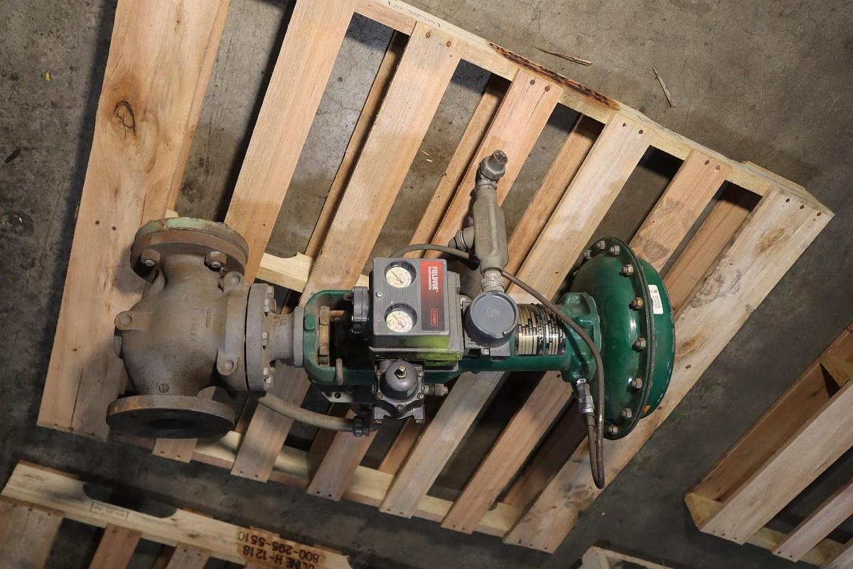 Used Fisher Control Valve Size 40 With Type 667 Pneumatic Actuator