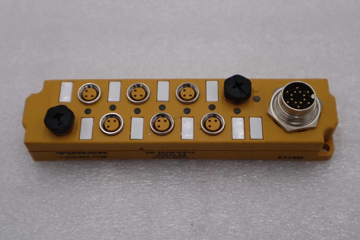 Used Turck VB 803M-BS14 Multibox Industrial Passive Junction U0943-62 STOCK L-64-C