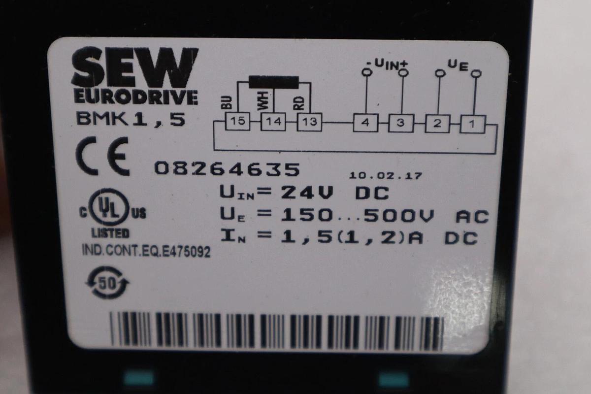 SEW EURODRIVE 08264635 / 08264635 NEW NO BOX STOCK G846A