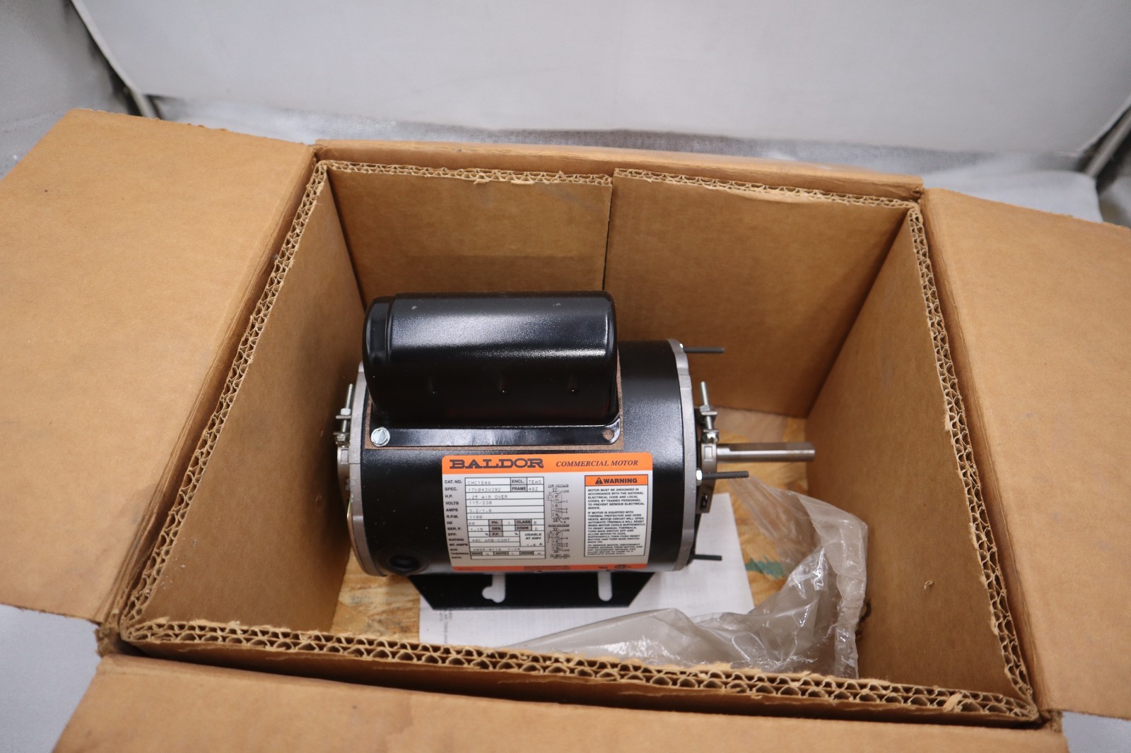 ABB CHC164A 0.25 HP AIR OVER 115/230 VOLTS 3.2/1.6 AMPS - STOCK SGF268