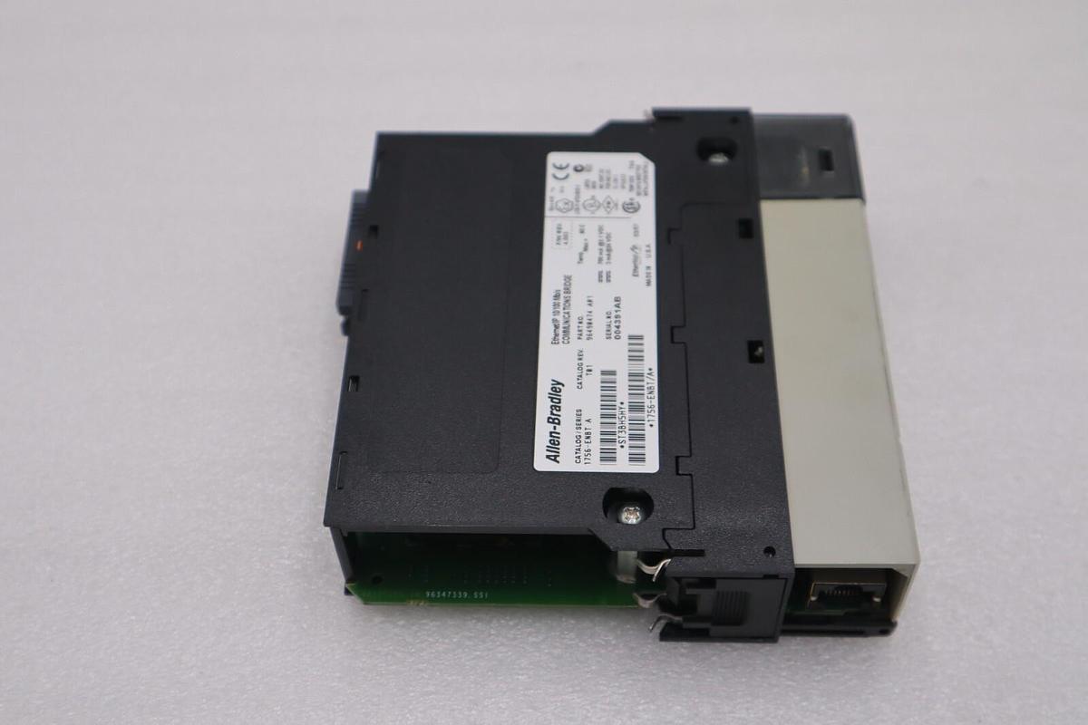 Used Allen Bradley 1756-ENBT Ser. A EtherNet/IP Communications Module STOCK 842C