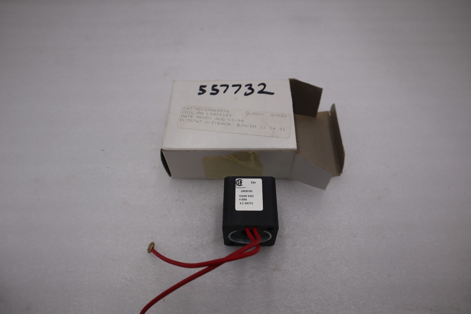 Parker Coil L0030153 110/120V NEW WITH BOX STOCK G903A