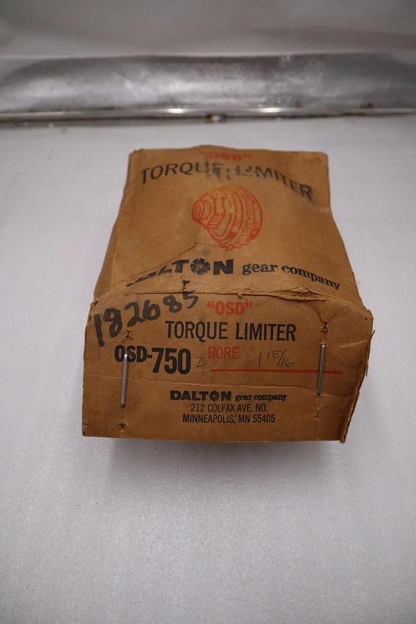 Used New Dalton Gear OSD-750D-1 15/16" Torque Limiter Overload Safety Device #H260A