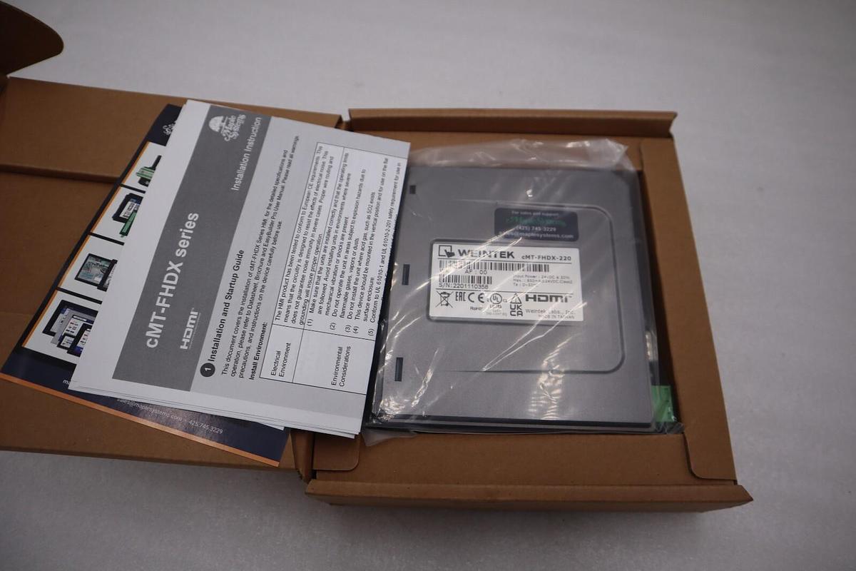 WEINTEK MAPLE SYSTEMS CMT-FHDX-220 / CMTFHDX220 NEW UNIT (FIVE AVAILABLE) #H4A