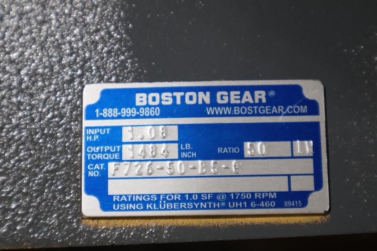 Used Boston Gear F726-50-B5-G Reducer NEW IN BOX STOCK G154