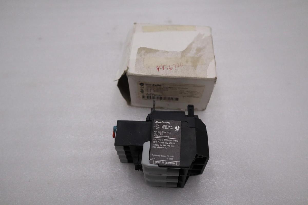 Used NEW OPEN BOX AB Allen-Bradley Thermal Overload RELAY CAT 193-TBC30 SER A -H1048A
