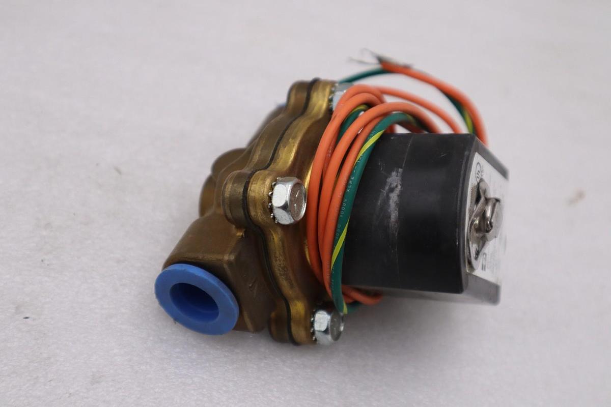 Used PARKER Brass 06F22C2140AAF4C05 Solenoid Valve NEW OPEN BOX STK L85C