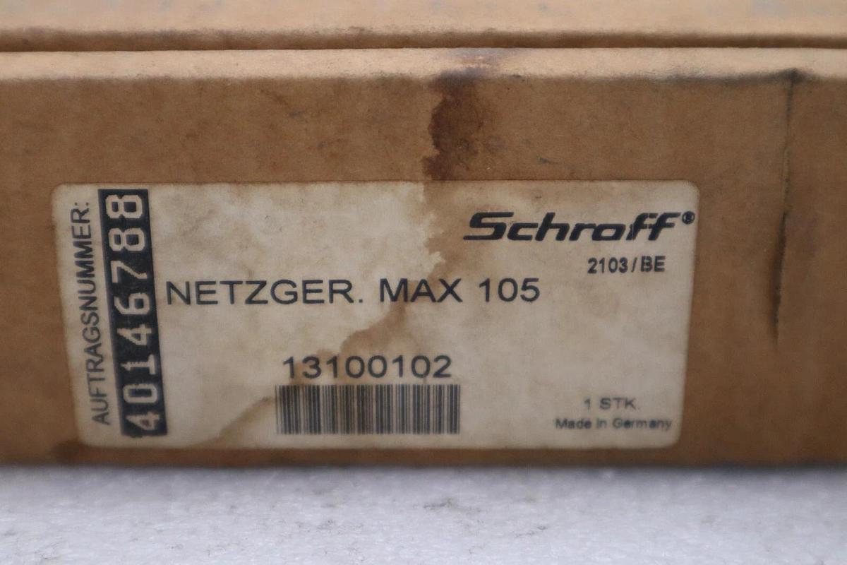 Used NEW IN BOX PENTAIR SCHROFF 13100-102 / 13100102 POWER SUPPLY STOCK H478