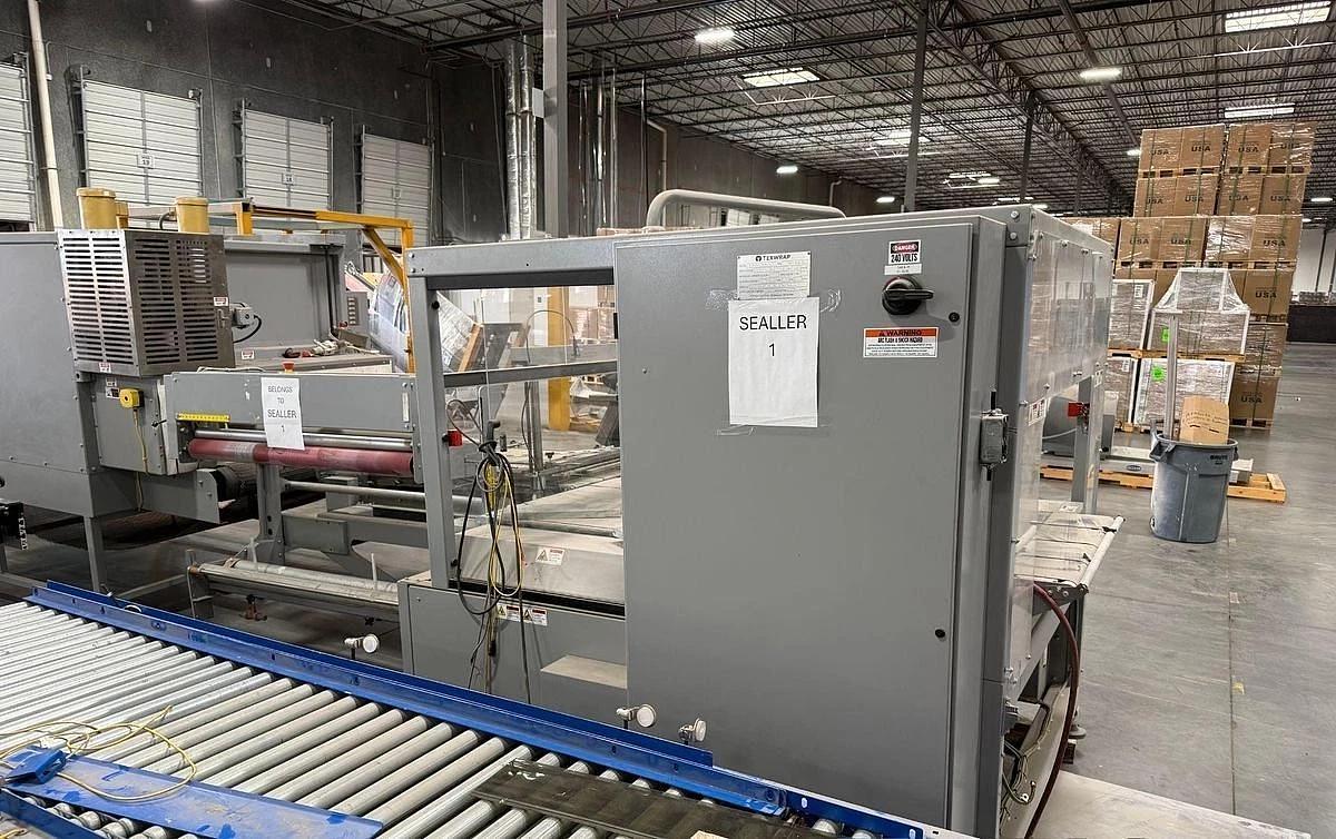 Used 36" TEXWRAP MODEL 3618ISSR SIDE SEAL AND STE-1348OCS HEAT TUNNEL SYSTEM 2021