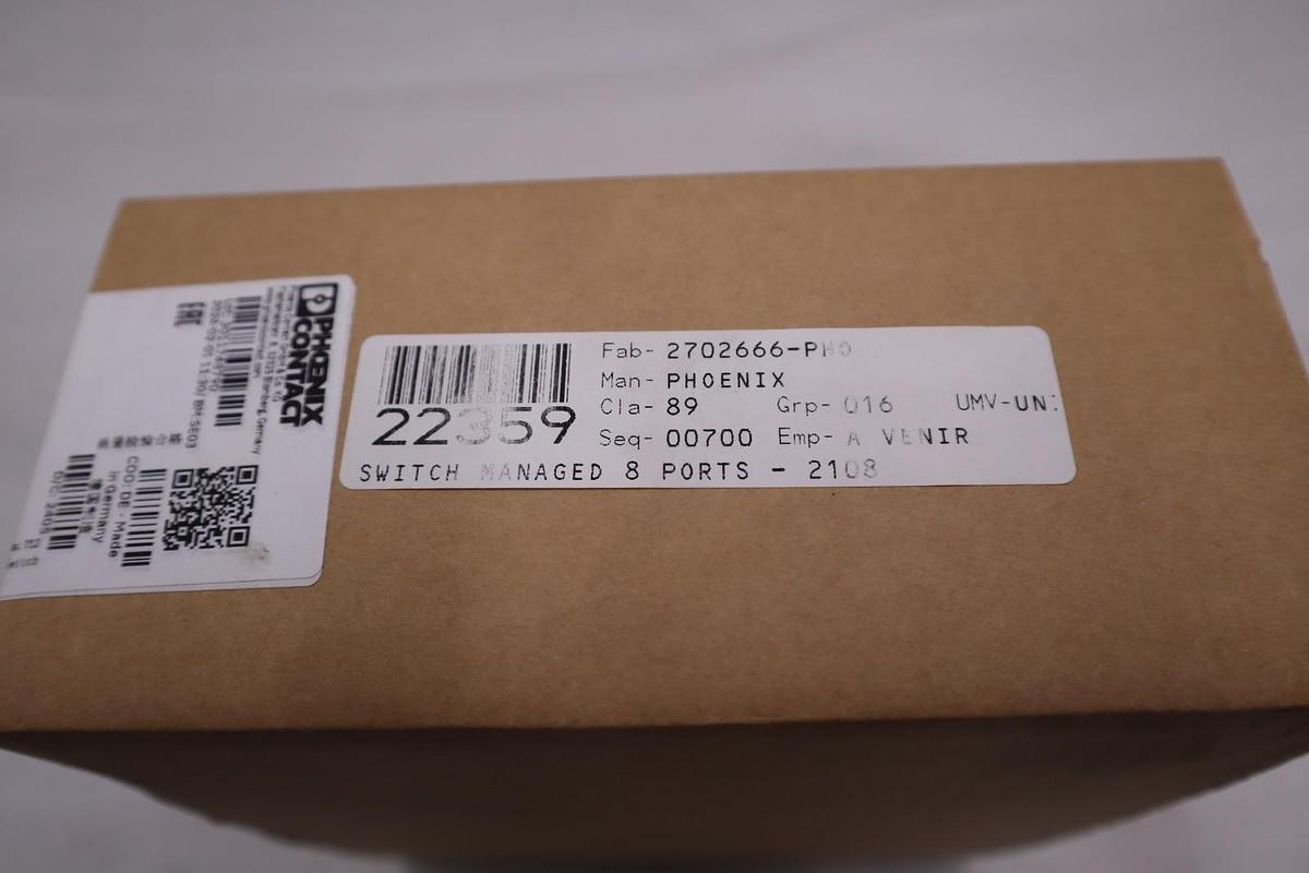 Phoenix FL SWITCH 2108 Contact Industrial Ethernet Switch 2702666 - STOCK GF888