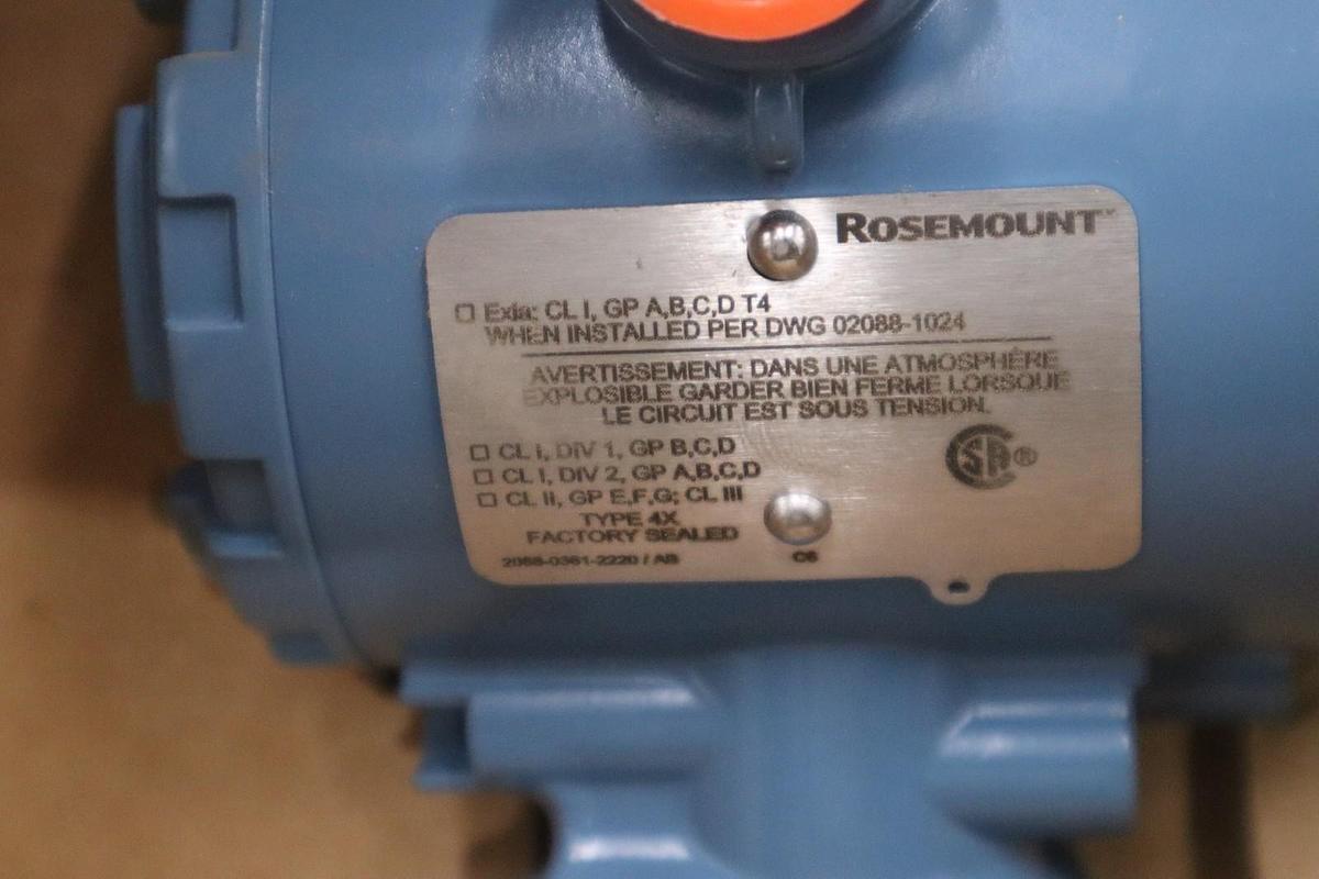 Rosemount 2090P/ 2090PG2S22G1C6 Pressure Transmitter - STOCK SGF138