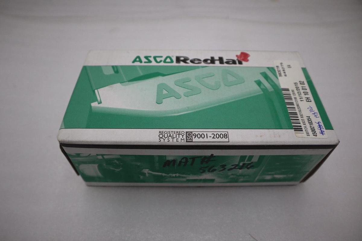 NEW IN BOX ASCO Valve X8215G002QMO13198 1/2" 110/120V STOCK G542