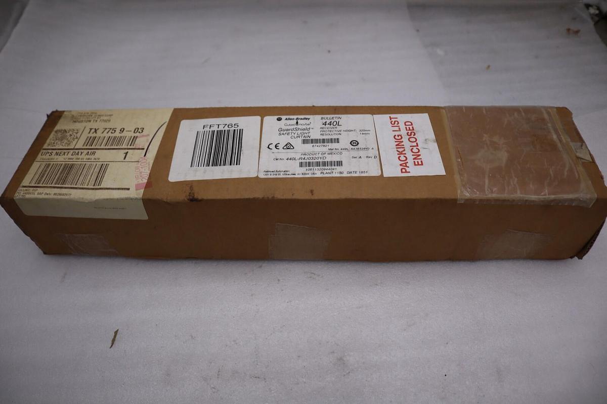 ALLEN BRADLEY 440L-R4J0320YD GUARDSHIELD LIGHT CURTAIN NEW IN BOX STOCK H307