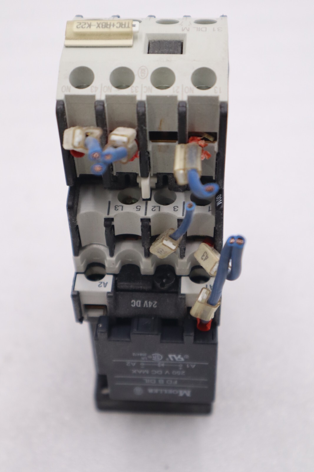 Used Moeller DIL00M-G CONTACTOR 20 AMP 3 POLE STOCK L-460C