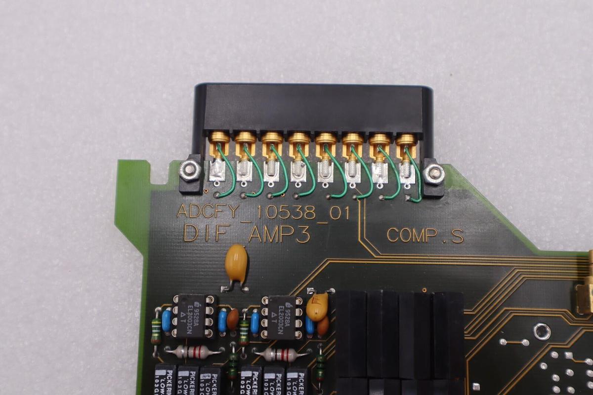Used Testsysteme ACBYQ 10971 Version 008 DIF_AMP3 REV2 S/N 9642035  #2835
