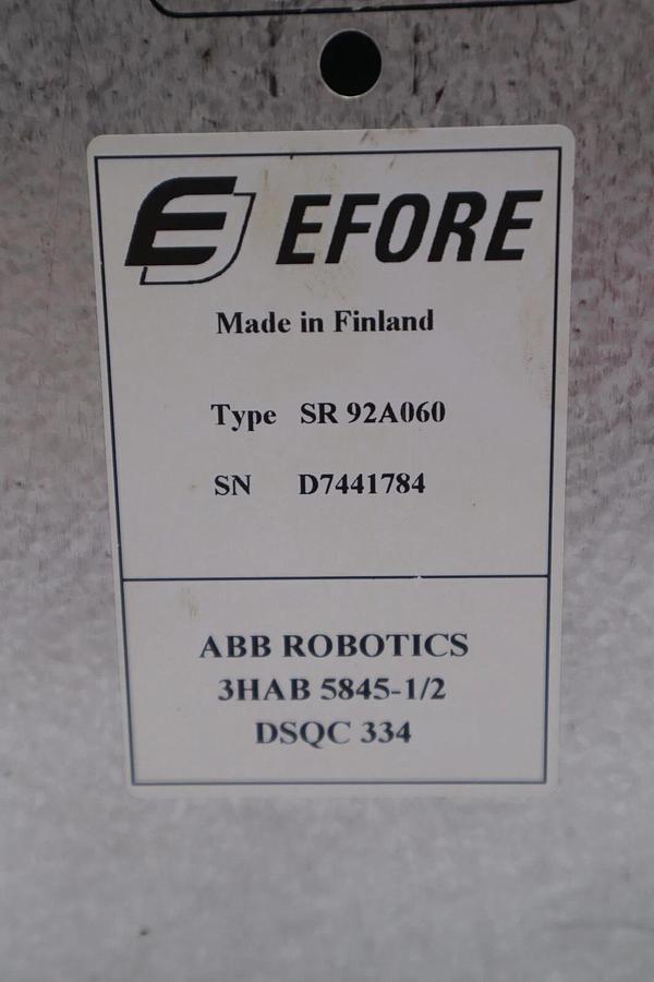 Used Efore ABB SR92A060 Power Supply Module 3HAB 5845-1/2 STOCK 3193