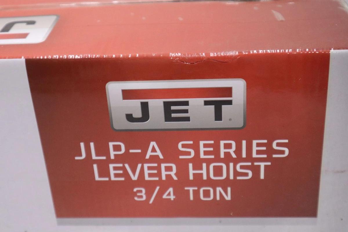 Used Jet 287302 JLP-075A-15 3/4-Ton Lever Hoist 15' Lift NEW IN BOX STOCK HP-191