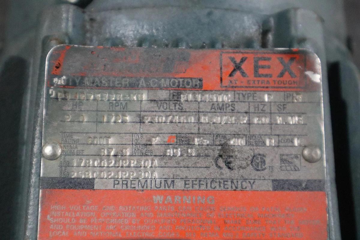 Used Dodge Tigear-2.  26Q20L14 Right Angle Speed Reducer w/ Motor STOCK HP148