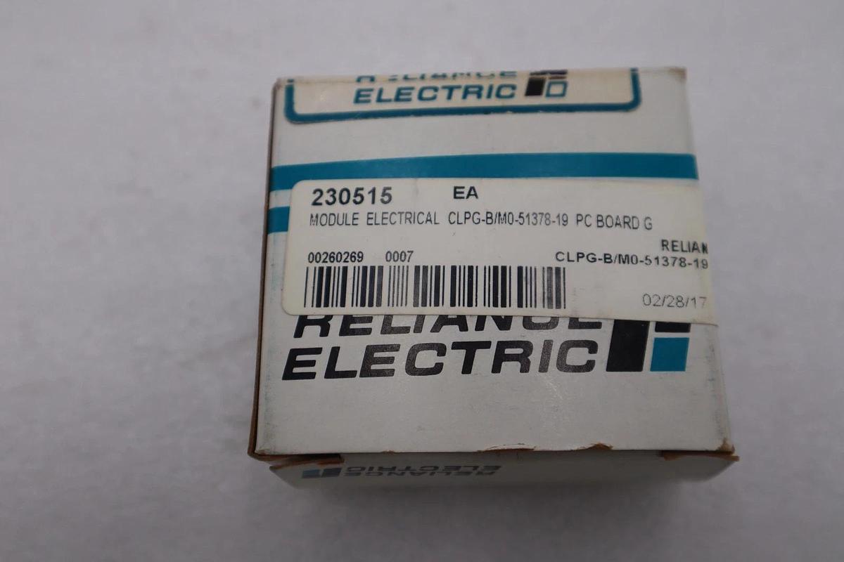 Used NEW OPEN BOX RELIANCE ELECTRIC 0-51378-19 CIRCUIT COUPLING CARD 05137819 --G895A