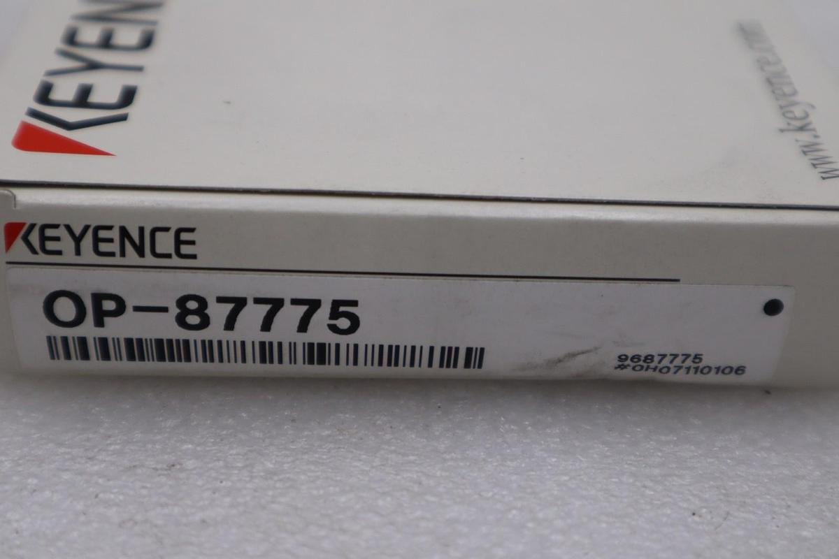 Used NEW OPEN BOX Keyence OP-87775 Laser Sensor Bracket STOCK GF155A