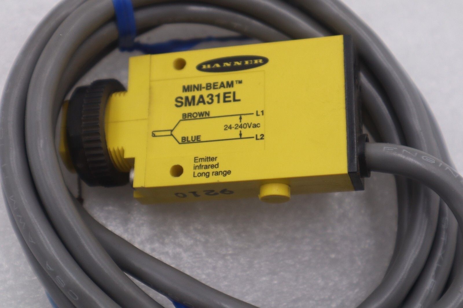 Used BANNER MINI BEAM SMA31EL 24-240VAC STOCK #K-3659