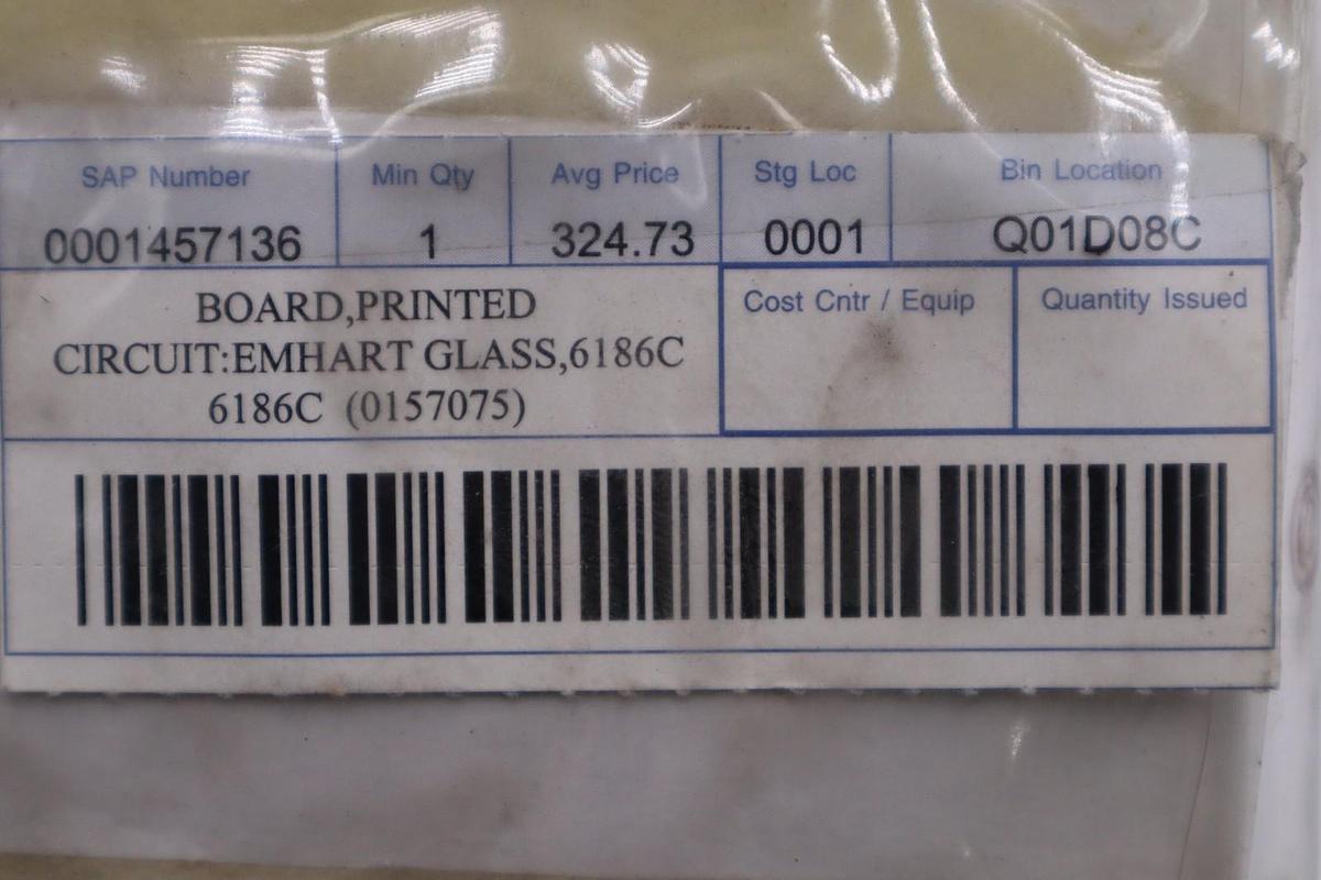 Used NEW IN BOX BOARD 6186C / 6186C PRINTED CIRCUIT STOCK H1040