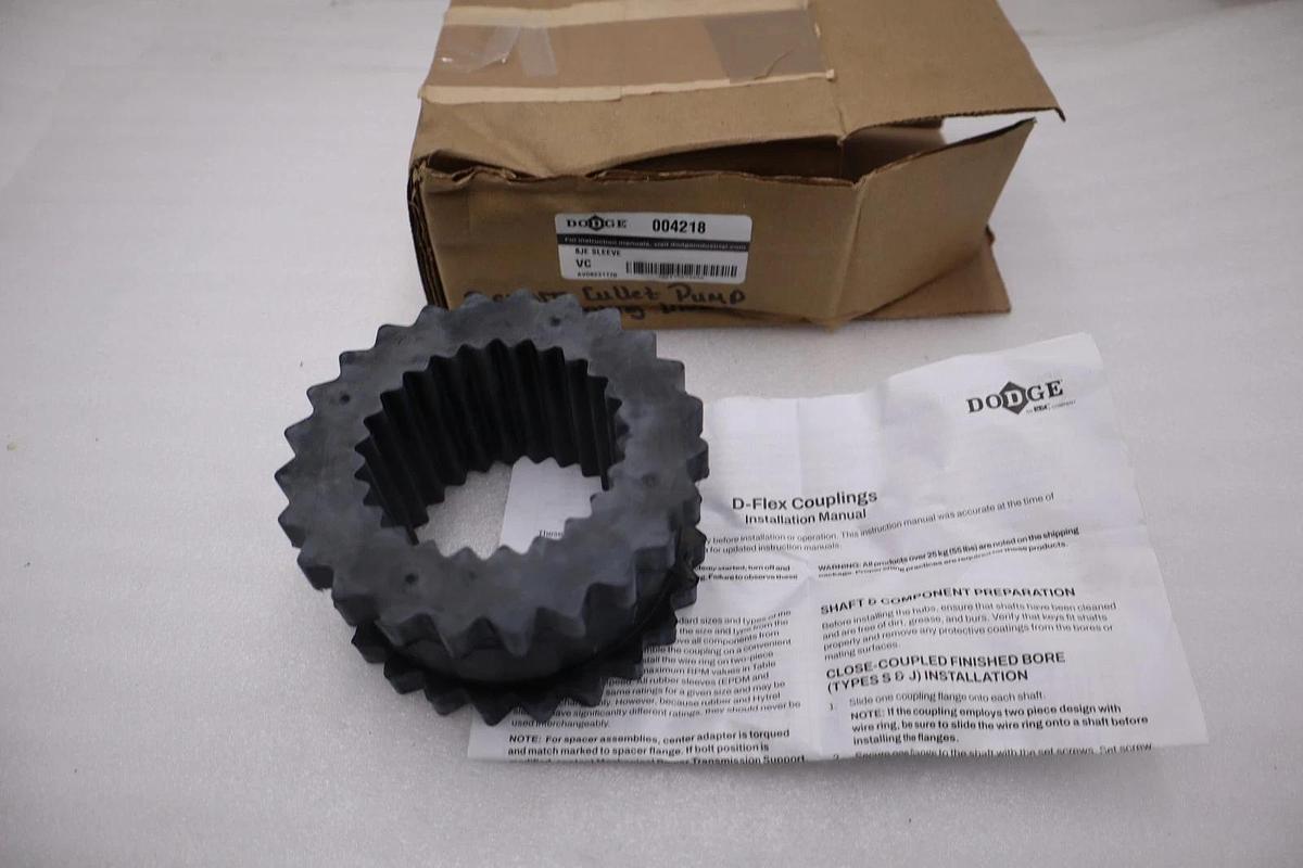 Baldor Dodge 004218 D-Flex 8JE Sleeve STOCK H1381