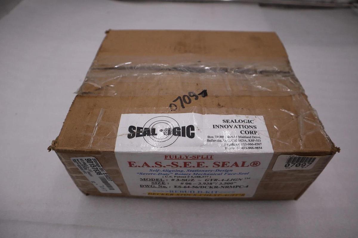 Sealogic Innovations MODEL 3-SGZ SIZE 06-3.938" PN. ES-64-56/DCKR-NRMPC-4 NEW