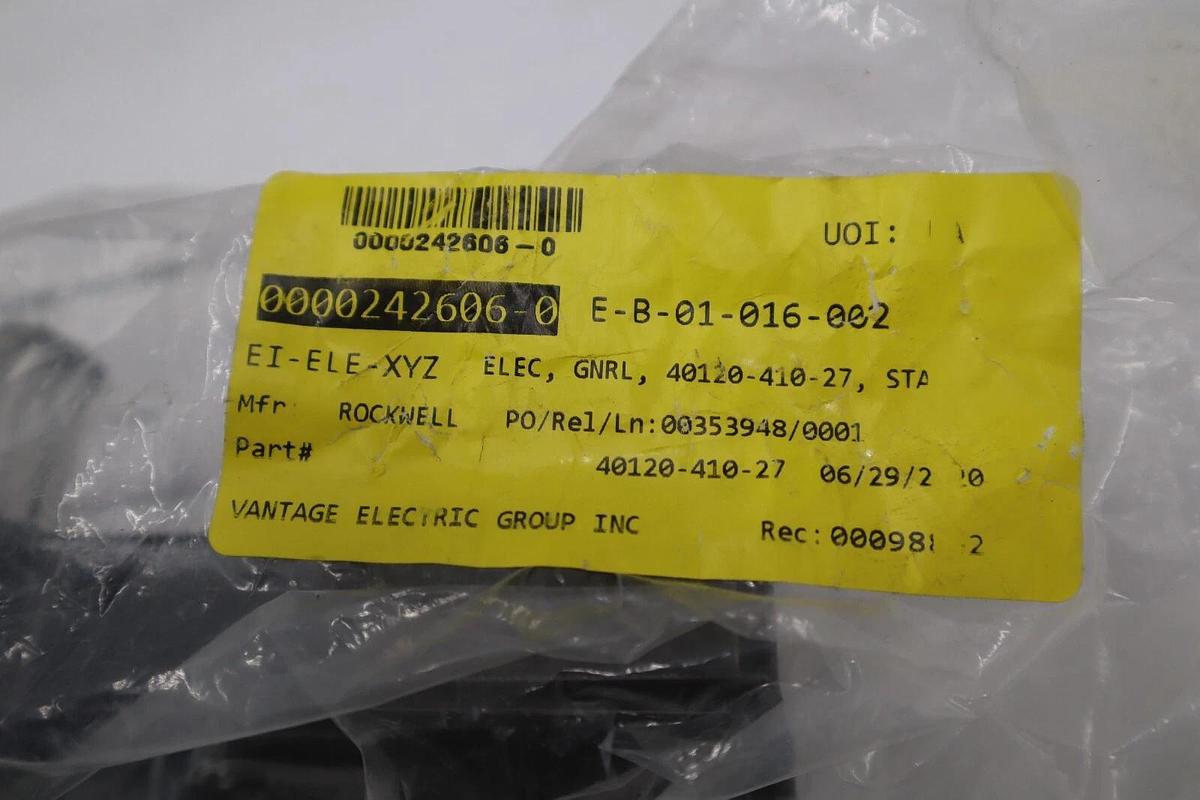 NEW ALLEN BRADLEY 40120-410-38 STAB SET 3 WIRE 40 AMP STOCK G349A