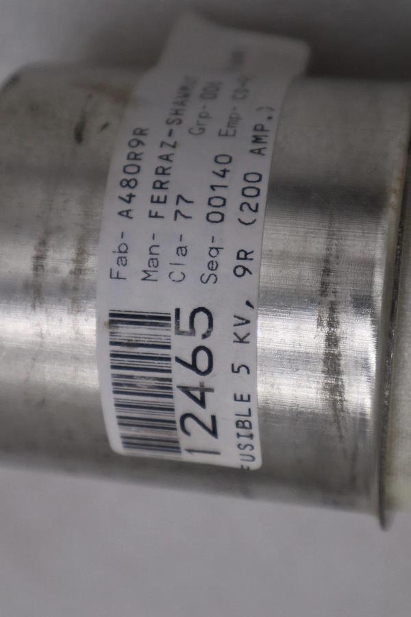 Used Buss JCL-9RA Current Limiting Fuse 5.08 KVAC Max. 200A 60Hz - STOCK GF868