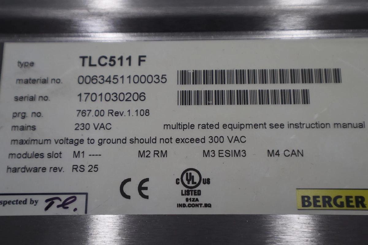 Bereger Lahr TLC511 F Servo Drive POSITIONING CONTROLLER 5 AMP STOCK 2301-C