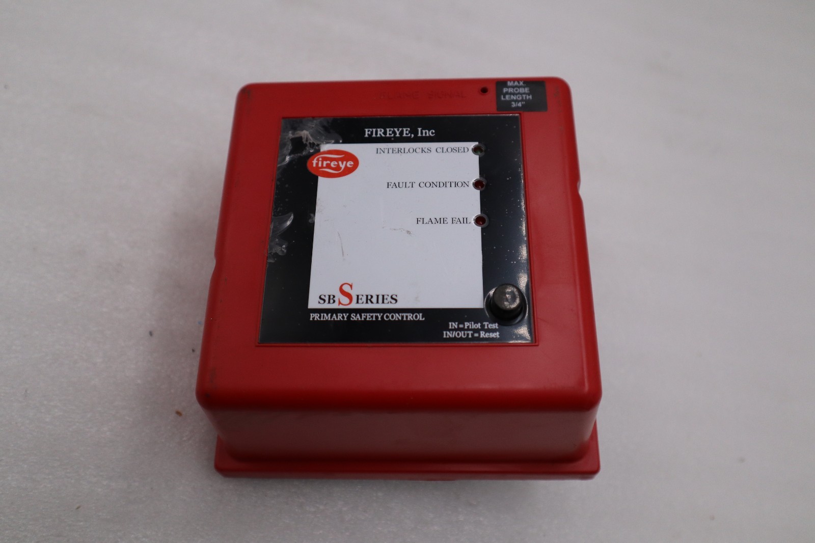 Used NEW Fireye SB560233AA Flame Rod 120VAC 5/10TFI No Purge STOCK H733A