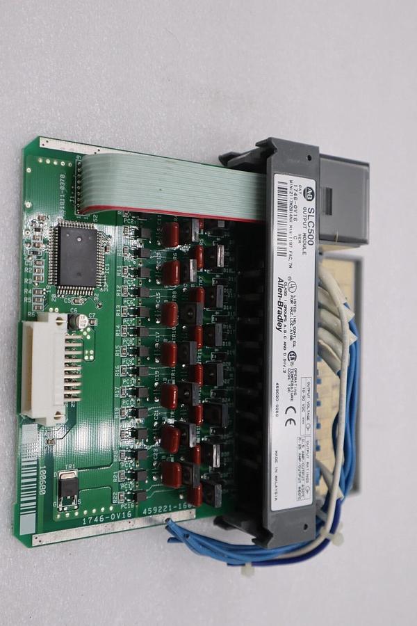 Used Allen Bradley 1746-OV16 Ser. C Output Module SLC 500 1746OV16 AB STOCK K-677-C