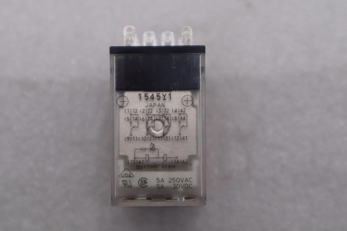 Used LOT OF 5 NEW OPEN BOX Omron MY4IN Safety Relay STOCK K-3438