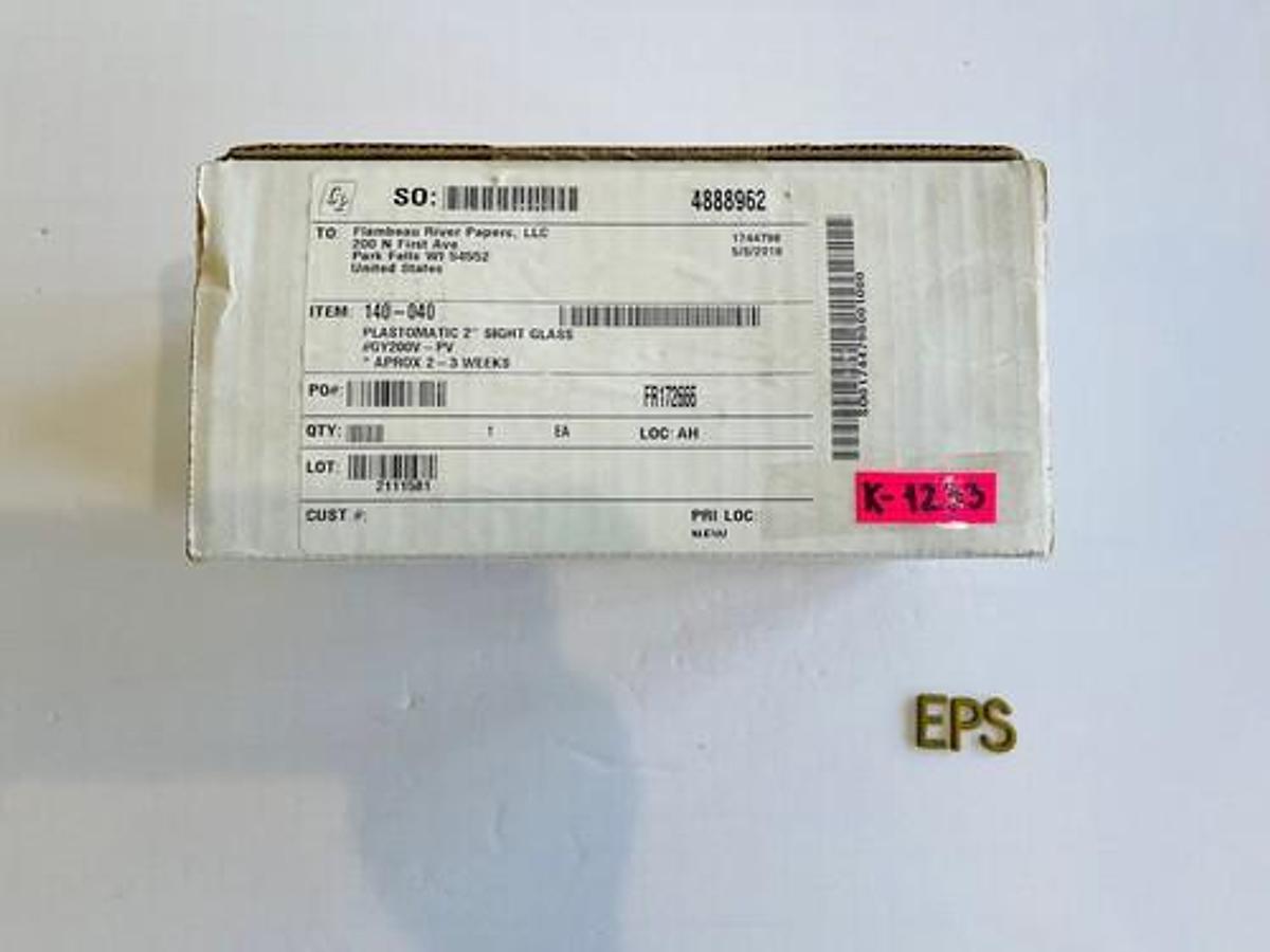 PLAST-O-MATIC GYW200V-PV Double Wall Sight 2” Flange PVC #K-1233
