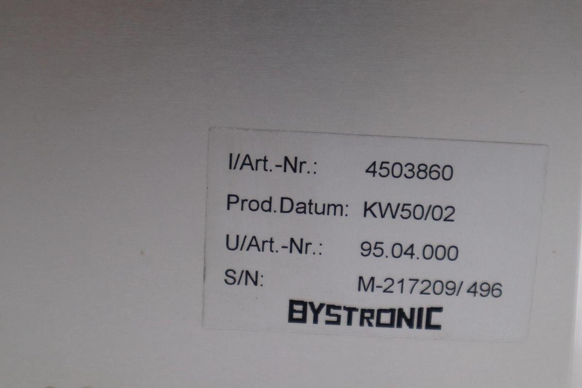 Used BYSTRONIC  4503860 MODULE SLOT RACK PANEL STOCK 5023