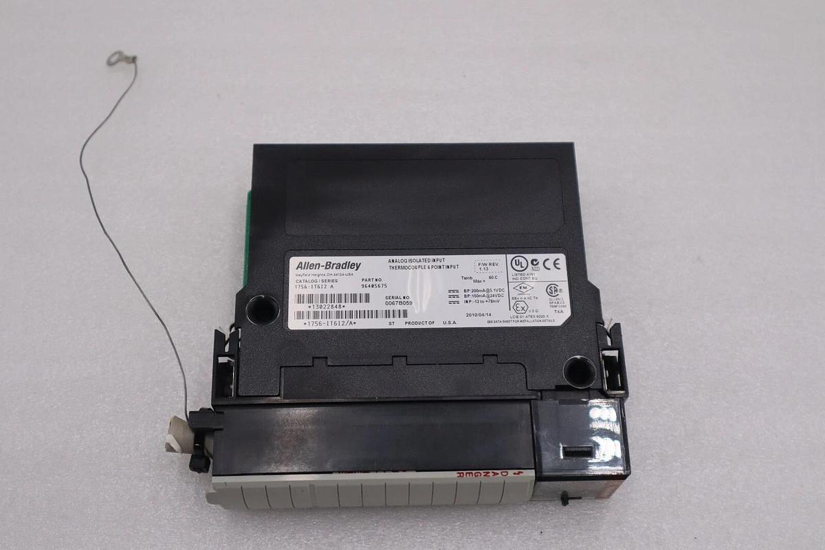 Used Allen Bradley 1756-IT6I2 Ser A ControlLogix 6-Channel Analog Input Module #H120A