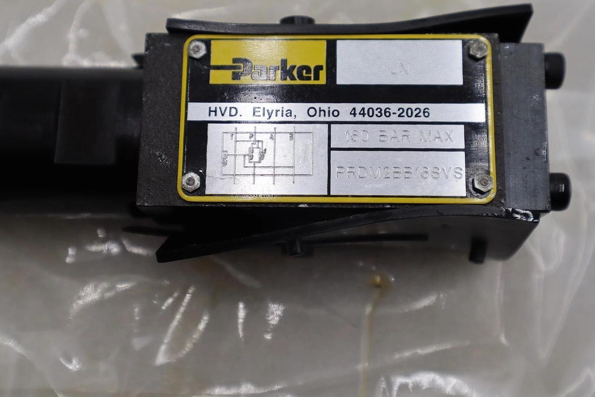 Used PARKER PRDM Series Pressure Reducing PRDM2BB16SVS  HYDRAULIC VALVE  STOCK L-553