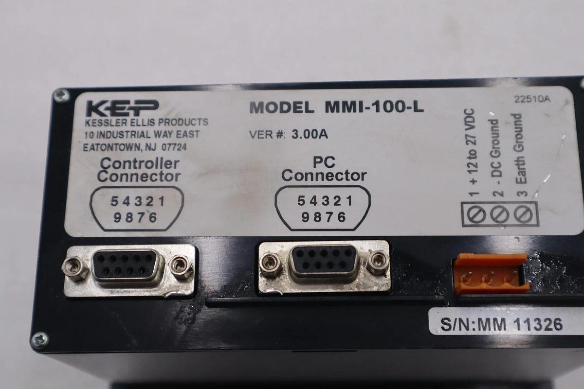 Used KEP MMI-100-L Message Center Ver 3.00A MMI100L STOCK L-444-C