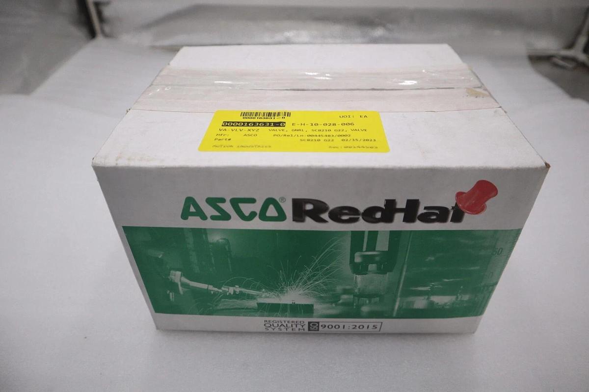 Used NEW IN BOX ASCO SC8210G022 24V DC BRASS SOLENOID VALVE NORMALLY CLOSED #G509