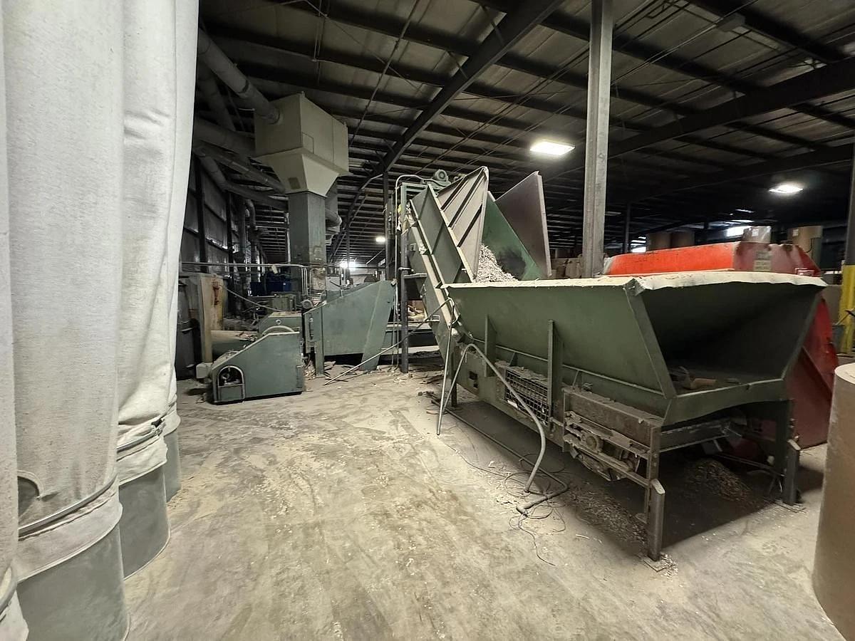 Used MAREN COMPLETE SHREDDING & BALING SYSTEM BALER SHREDDER SYSTEM WITH DUMP