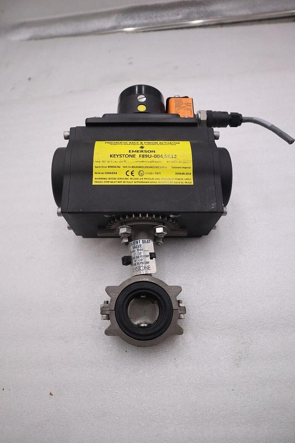 Used EMERSON 89U004R312N14N2U00C34P0A/ NN5008 ACTUATOR STOCK 4883